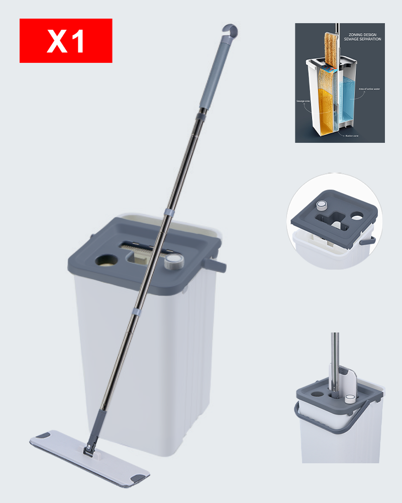 ชุดถังม็อบแยกน้ำสะอาดและสกปรก