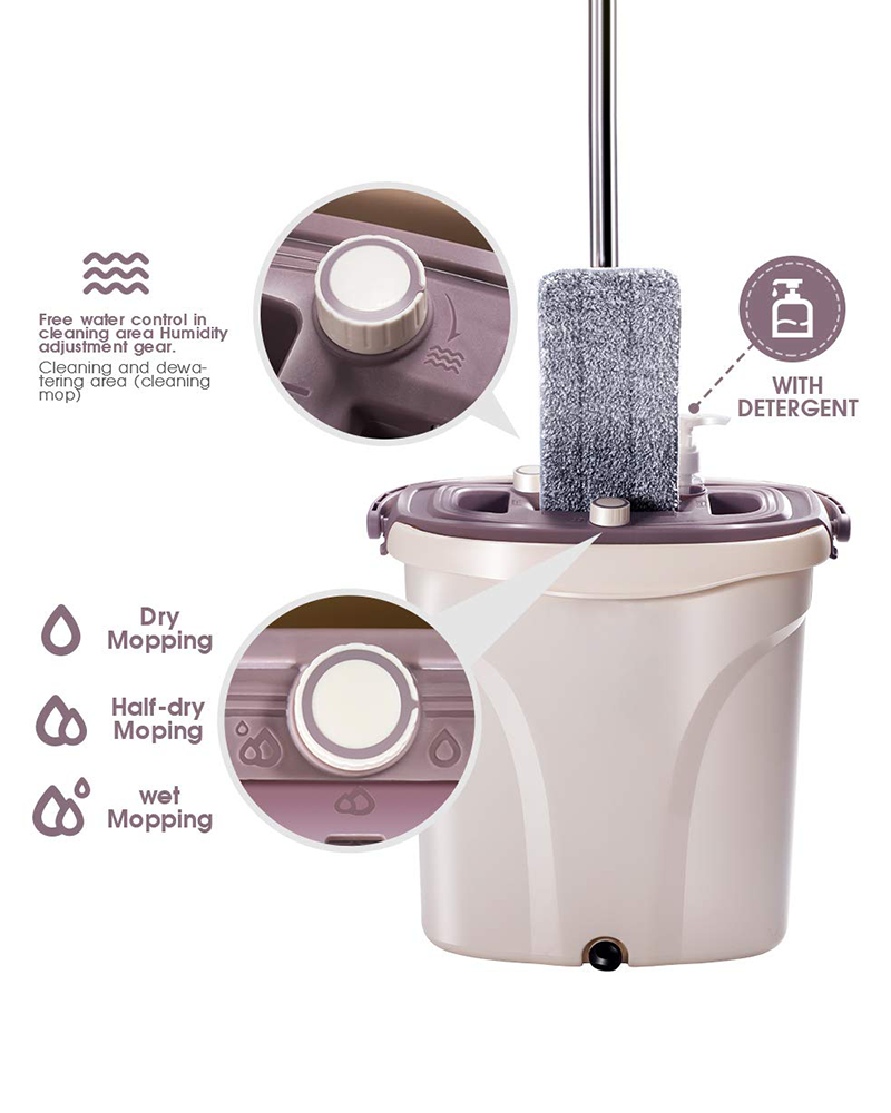 Mopx Dual Zone Dual Control ชุดถังม็อบแยกน้ำสกปรก